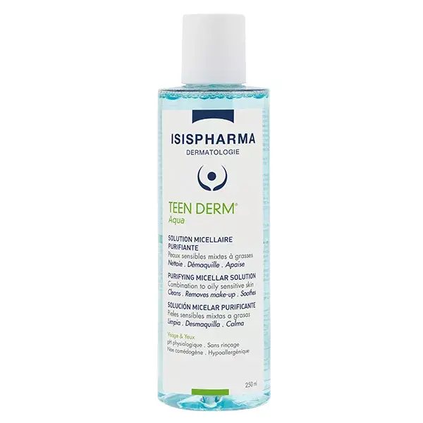 Solução Micelar Purificante Isispharma Teen Derm Aqua 250ml