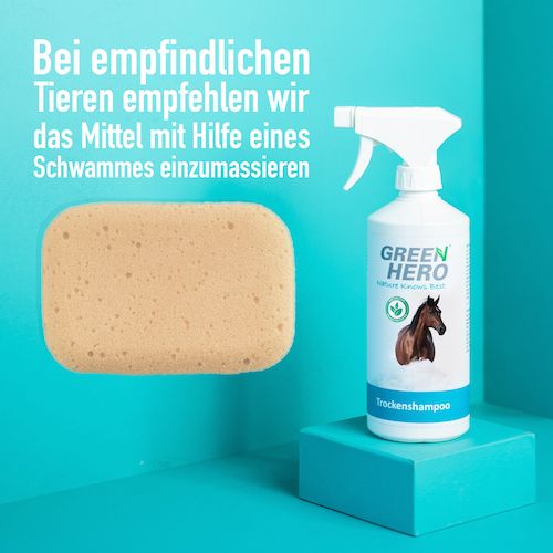 GreenHero Trockenshampoo für Pferde