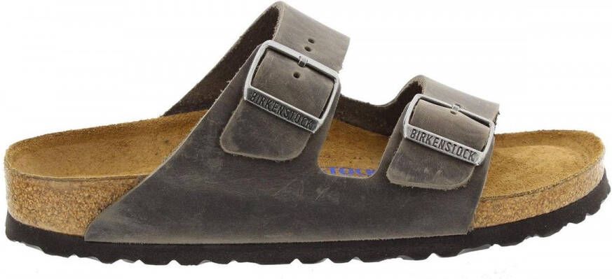 Birkenstock Slippers Unisex donkergrijs