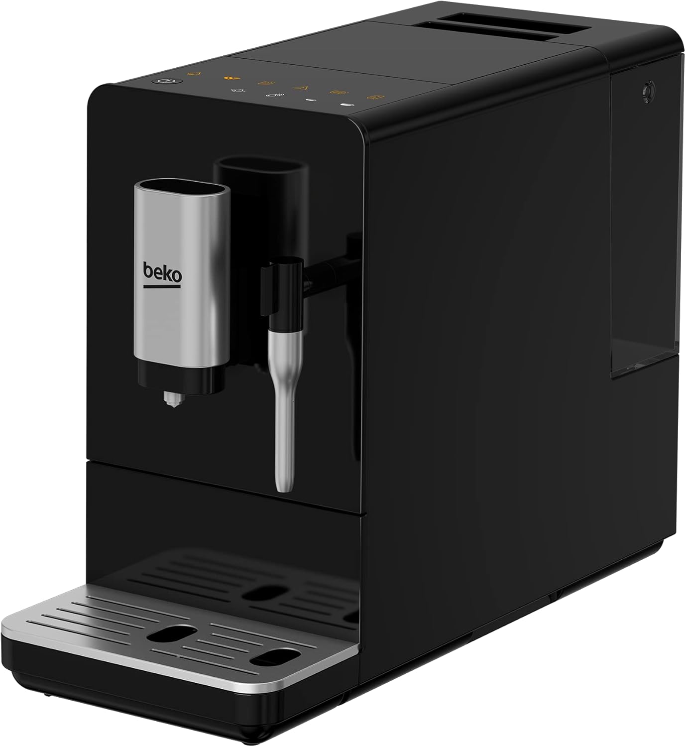 Beko - CEG3192B - Machine à café Espresso automatique avec cappuccino intégré, moulin à café intégré, réservoir 1,5 litre, pression 19 bar - noir, 18,6 x 41 x h32 cm