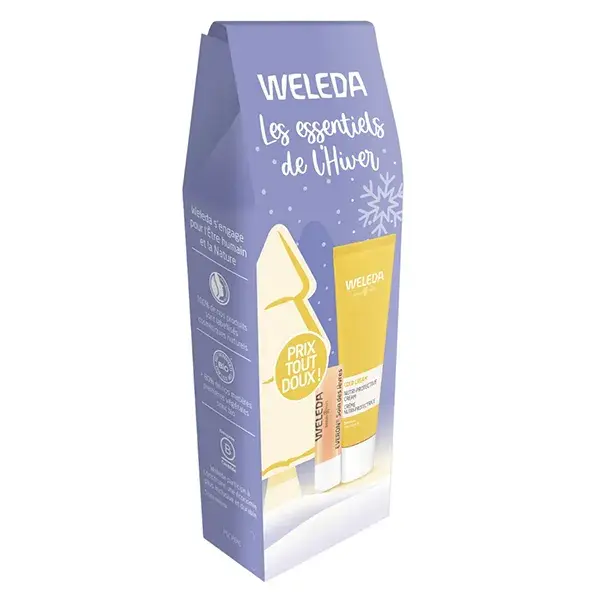 Kit com creme facial e bastão Weleda Everon Cold Cream