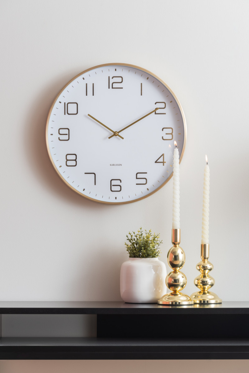 Wall Clock Elegance Glow KA5973BK Black