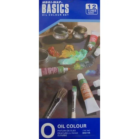 MBGI Ölfarben á 12ml, 12 Stück
