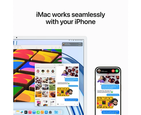 Apple 24-inch iMac - Retina 4,5K display, M3 chip 8‑core CPU   10‑core GPU, 8GB RAM, 256GB SSD - Silver
