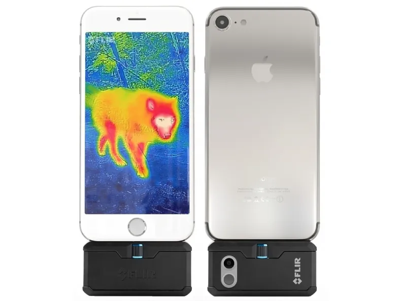 FLIR One Pro - iOS - Termisk og visuelt lys kamerakombomodul - kan sættes til smartphone