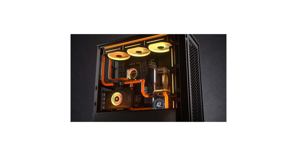 CorsairiCUE LINK XD6 RGB ELITE LCD Pump/Reservoir Combo  (Zwart)