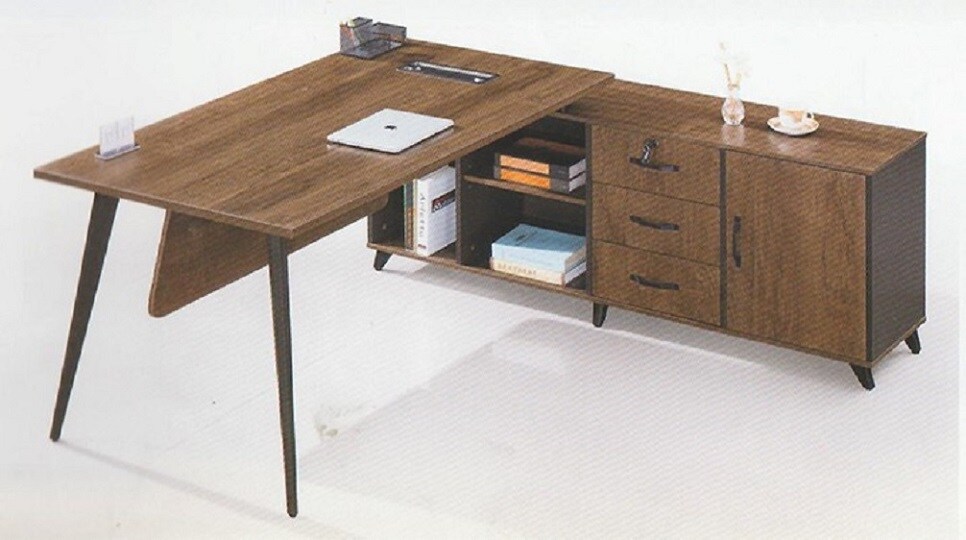 Jet-Line Schreibtisch SAN PAULO 2m rechts