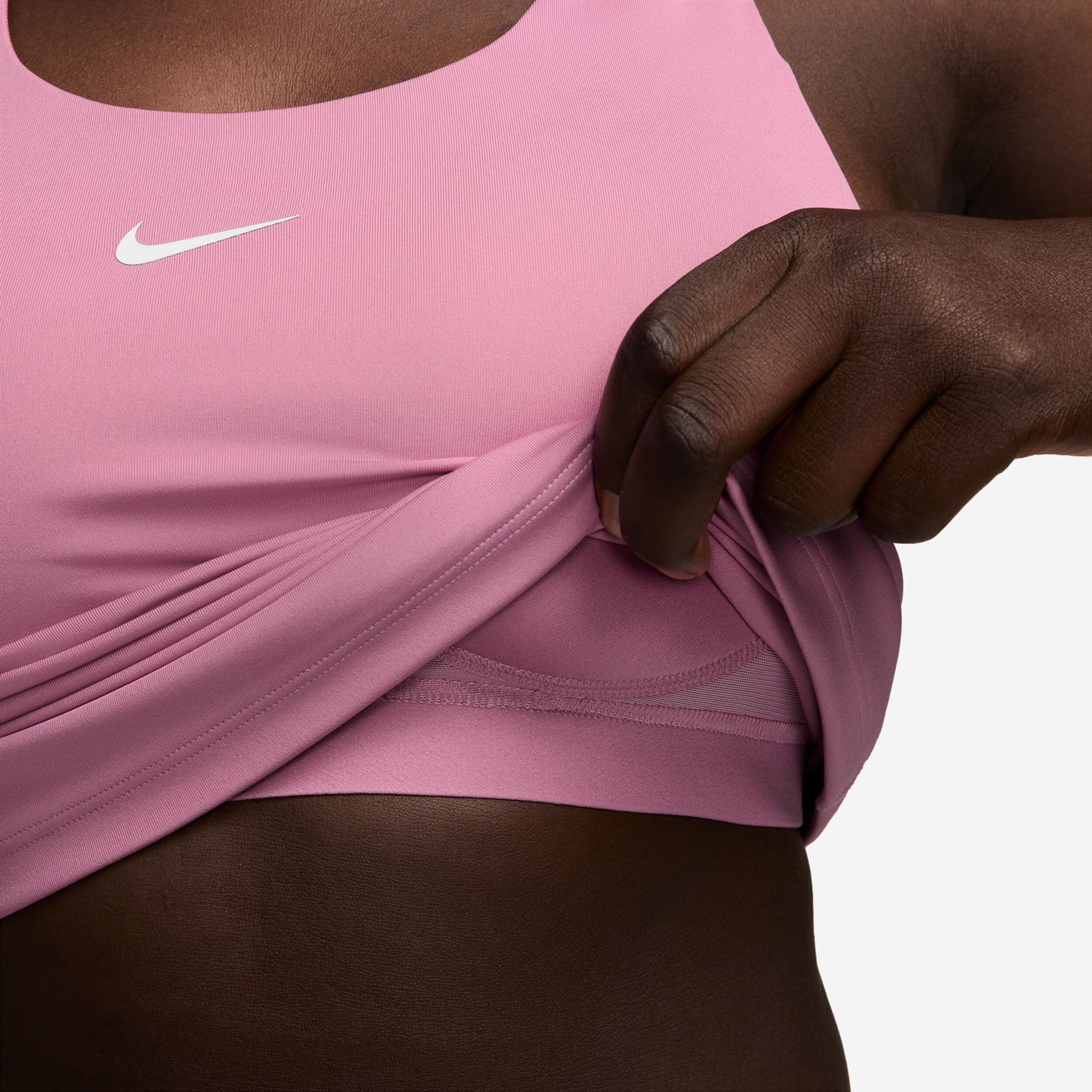 Nike Dri-Fit Swoosh Bra Débardeur Tank Top Femmes - Pink , Pink