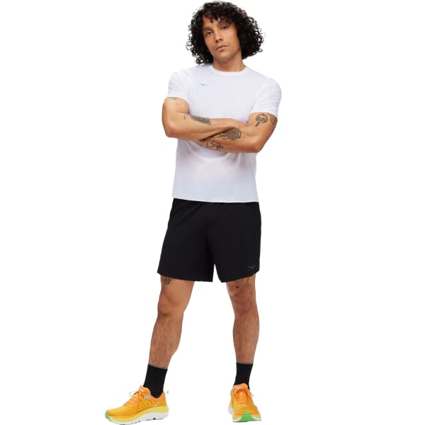Short running HOKA ONE ONE GLIDE 7'' SHORT W/BRIEF M BLACK