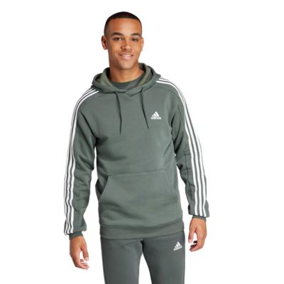 Adidas SportswearEssentials 3-Stripes Hoodie - oliv