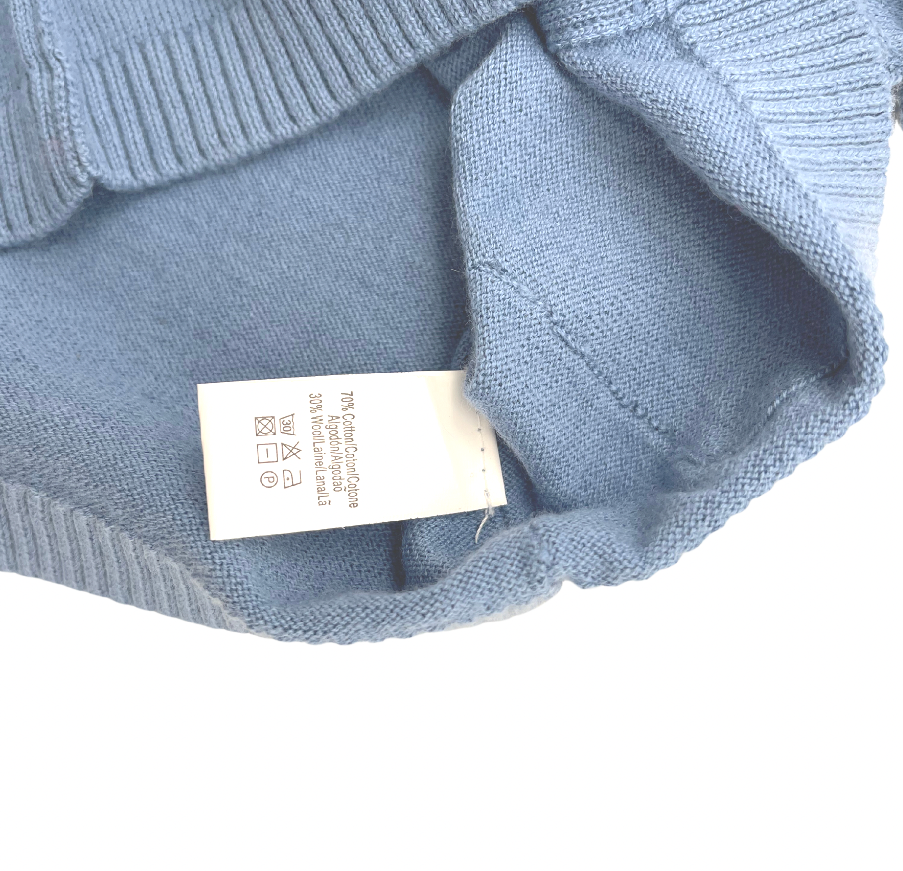 Cardigan bébé bleu - 6 mois | Bleu