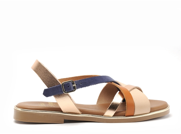 Studio scarpe nu pieds plats femme sn34539 639 rose
