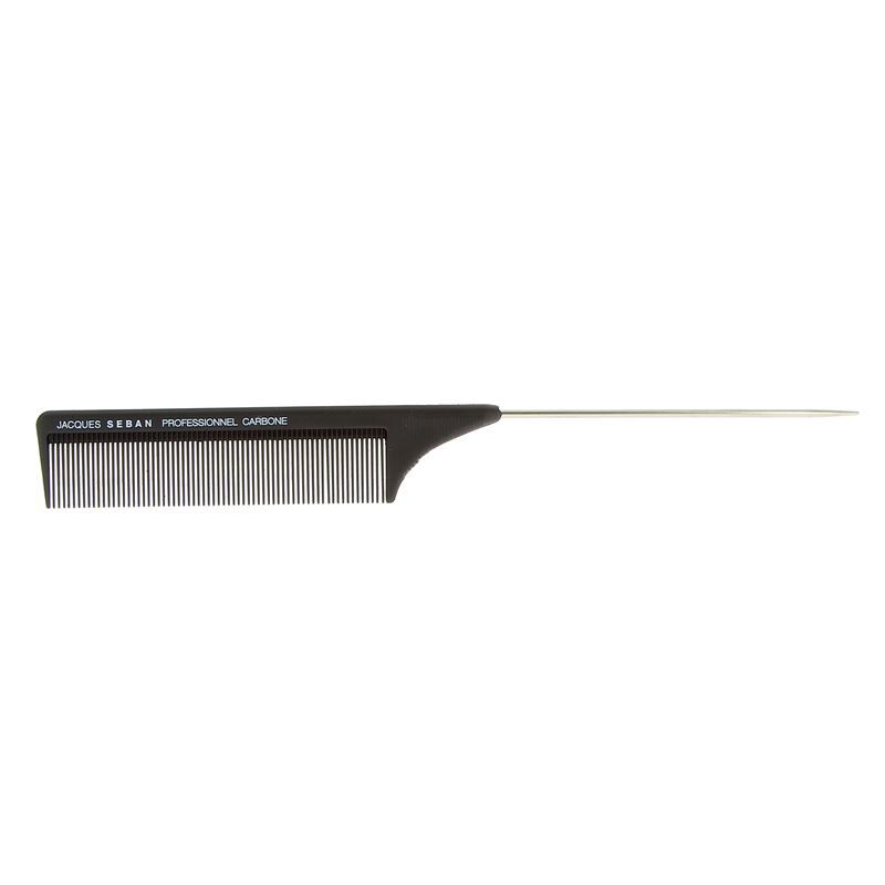 Peigne à queue métal dents serrées 23,1cm