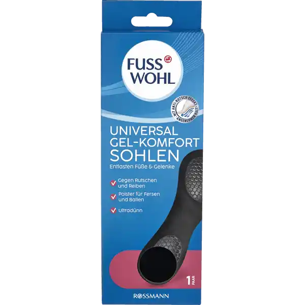 Universal Gel-Komfort Sohle Gr. 36-40
