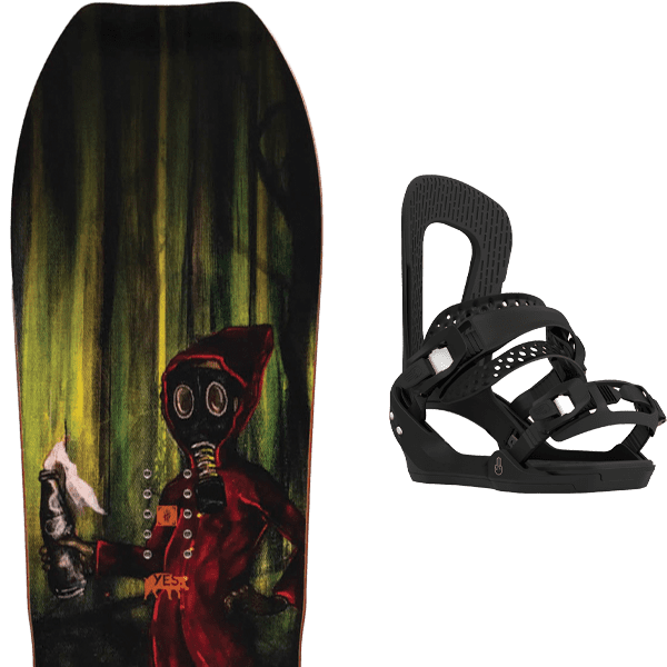 Pack snowboard YES WARCA UNINC JPS + Fix