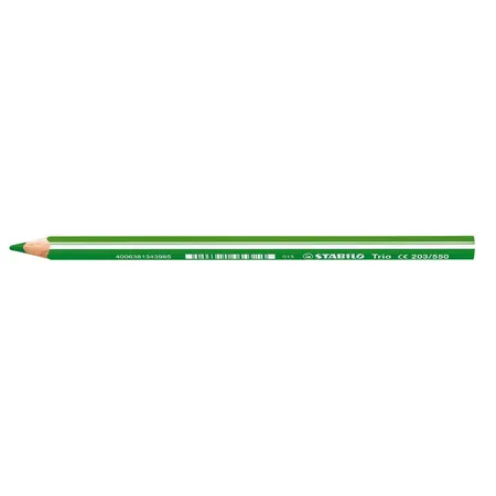 Dreikant-Buntstift - STABILO Trio dick - Einzelstift - gelbgrün