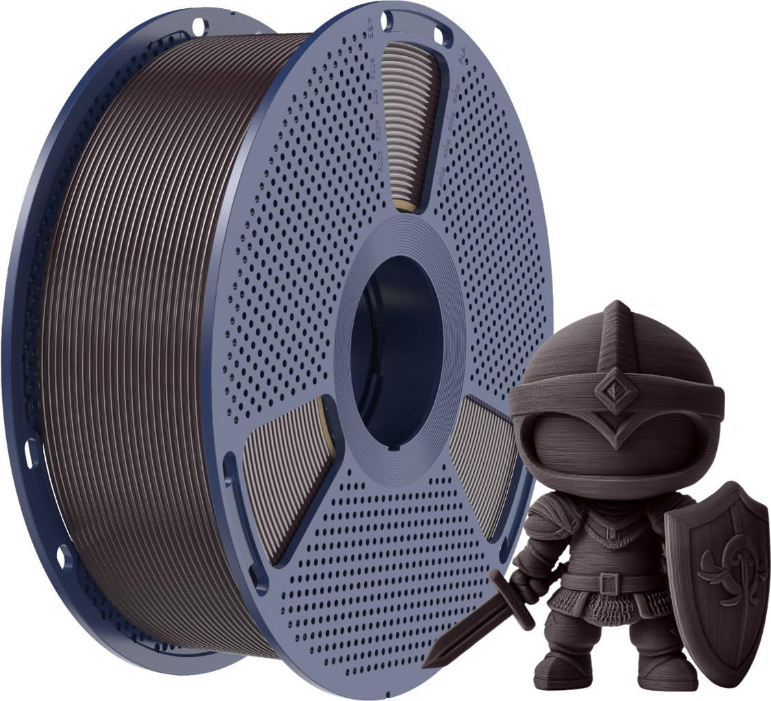 SUNLU  PLA+ Roasted Chestnut, 1,75 mm / 1000 g    Modifiziertes PLA Filament mit hoher Zähigkeit
