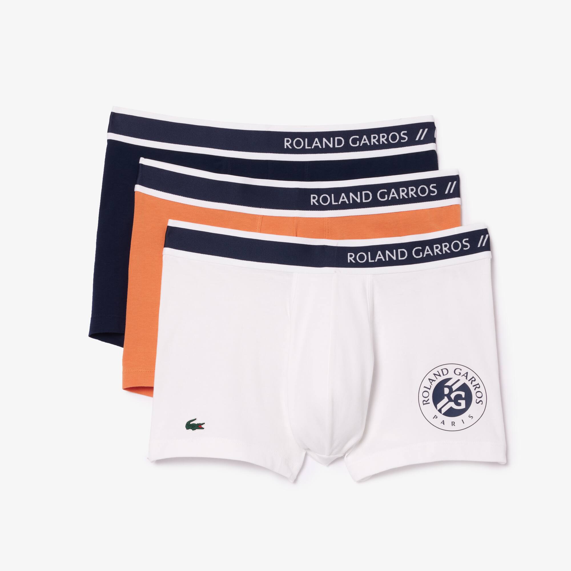 3er-Pack Trunks French Open Edition Unterwasche - Blau - Lacoste - Herren