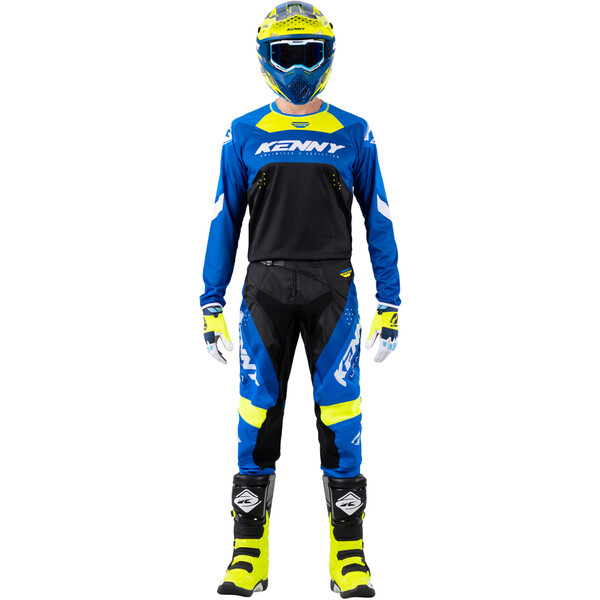 Kenny - Maillot Force - 2023 Bleu / Blanc / Jaune