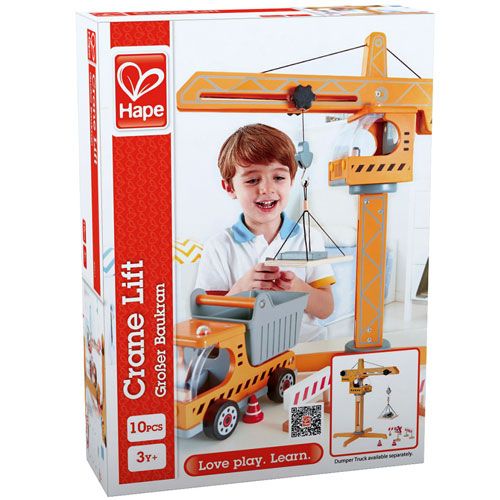 Hape houten hijskraan E3011