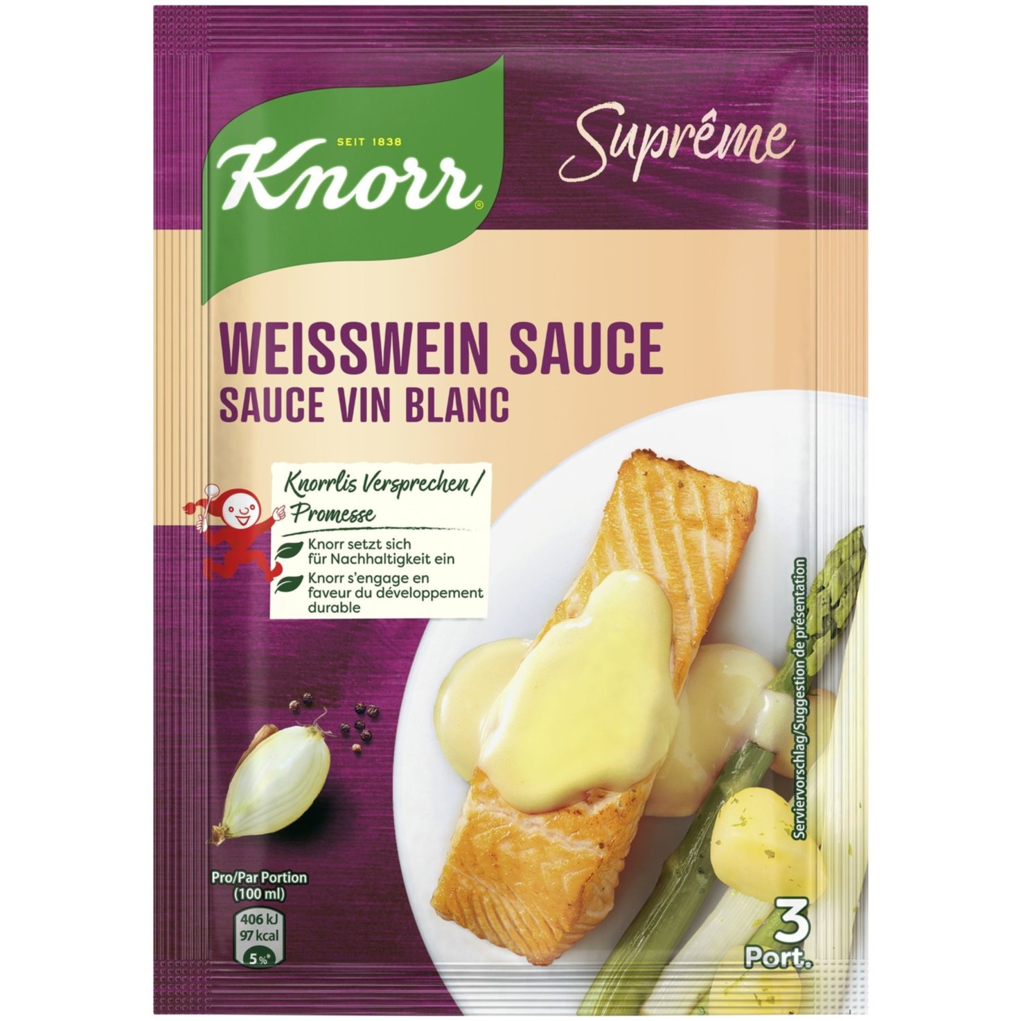Knorr Sauce Weisswein & Zitronen