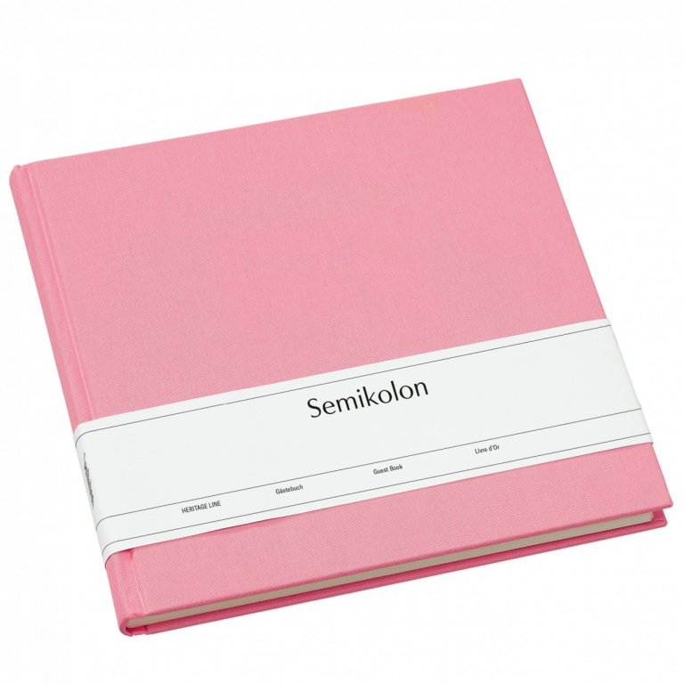 Semikolon Gästebuch Leineneinband