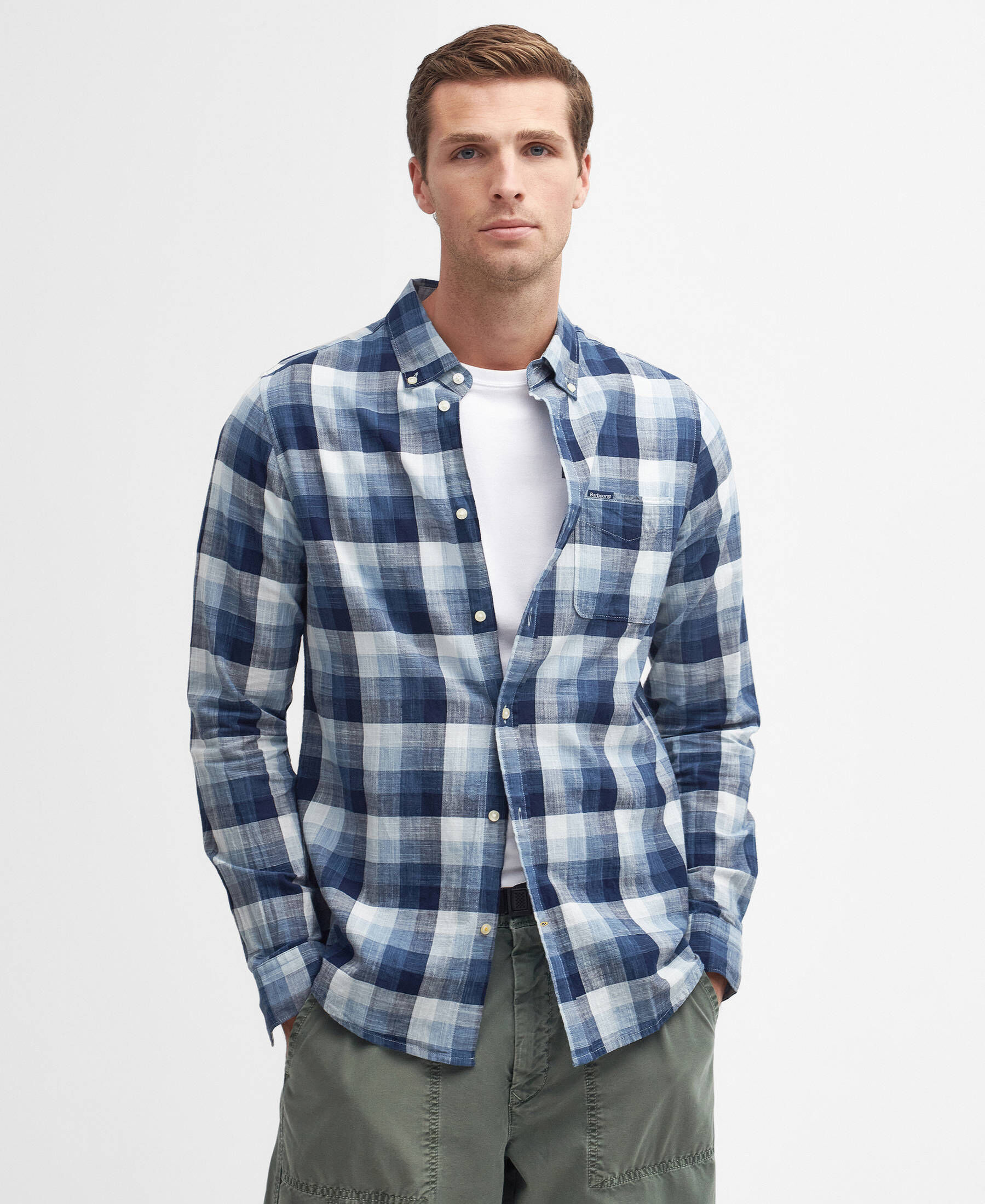 Barbour| Herren Hemd HILLROAD Tailored Fit Langarm