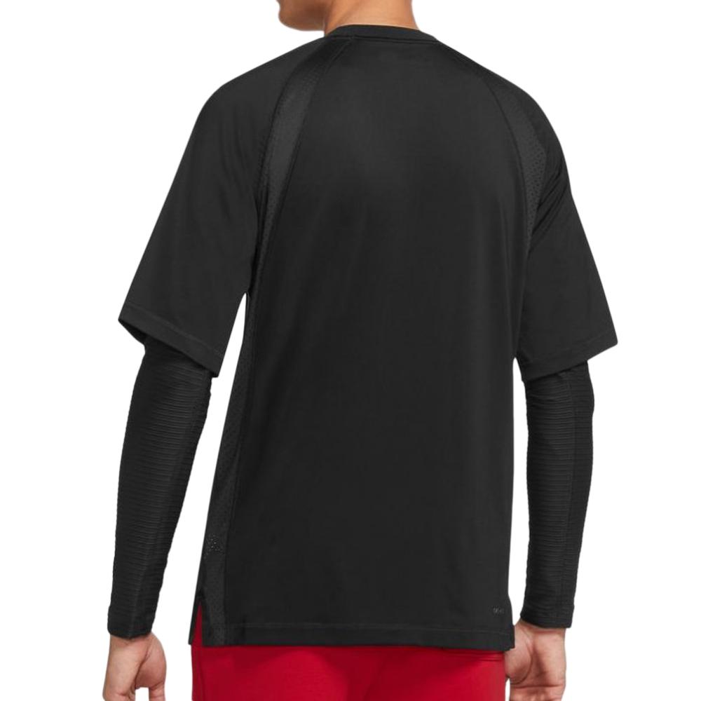 Nike T-shirt Manches Longues Noires Homme Nike Sprt Stmt