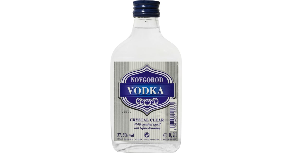 Novgorod Vodka 37,5% 0,2 Liter (Einweg)