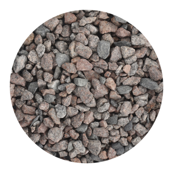 Stonewish Graniet split rood 8-16 mm - zak á 25 kg