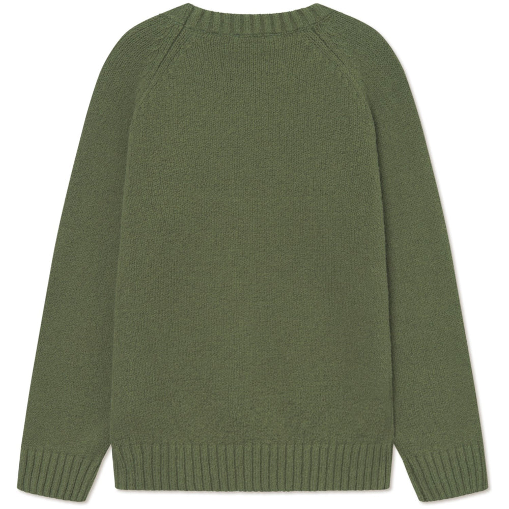 Køb Les Deux Kids Chive Green Brad Roundneck Strik Kids