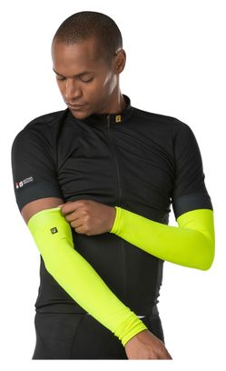 Manchettes Bontrager Warmer Jaune Fluo