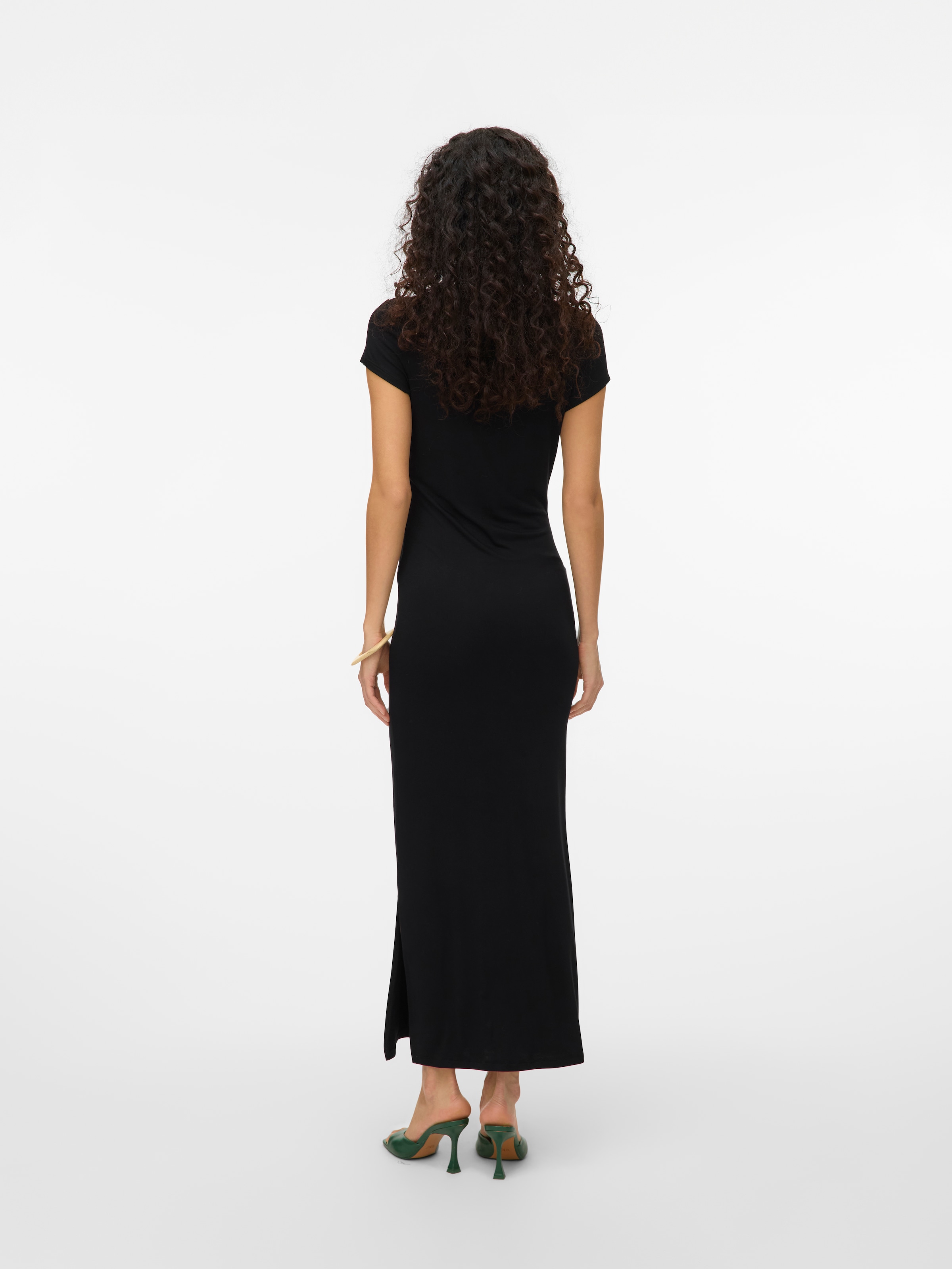 Vero Moda Maxikleid »VMSAANVI SS O-NECK ANKLE DRESS VMA NOOS« Sommerkleid,