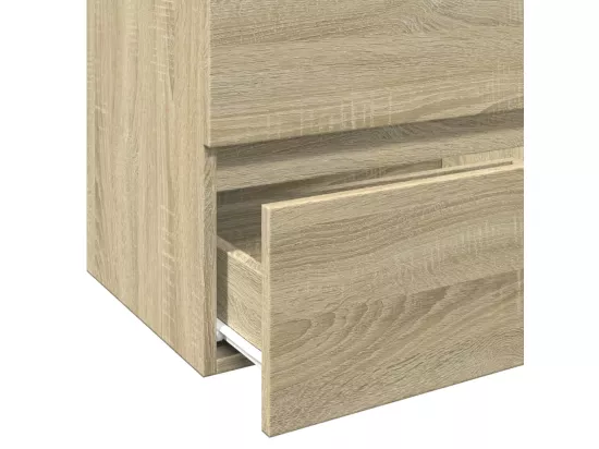 Armoire d'évier Chêne sonoma 60x38,5x45 cm Aggloméré