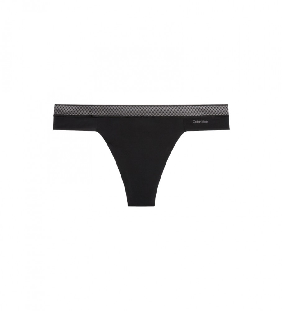Calcinha fio dental Calvin Klein Seductive Comfort preta