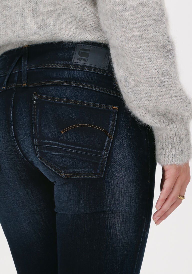 G-STAR RAW donkerblauwe g-star raw skinny jeans lynn mid skinny wmn