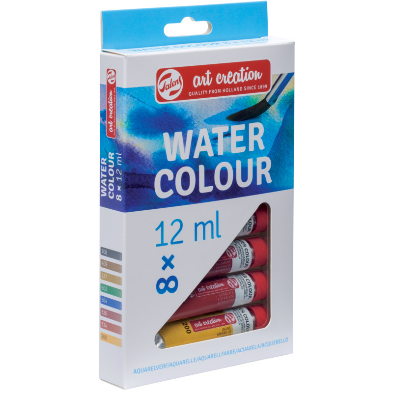 Talens Art Creation Aquarellfarben, 12 ml, assortiert, 8 Stück