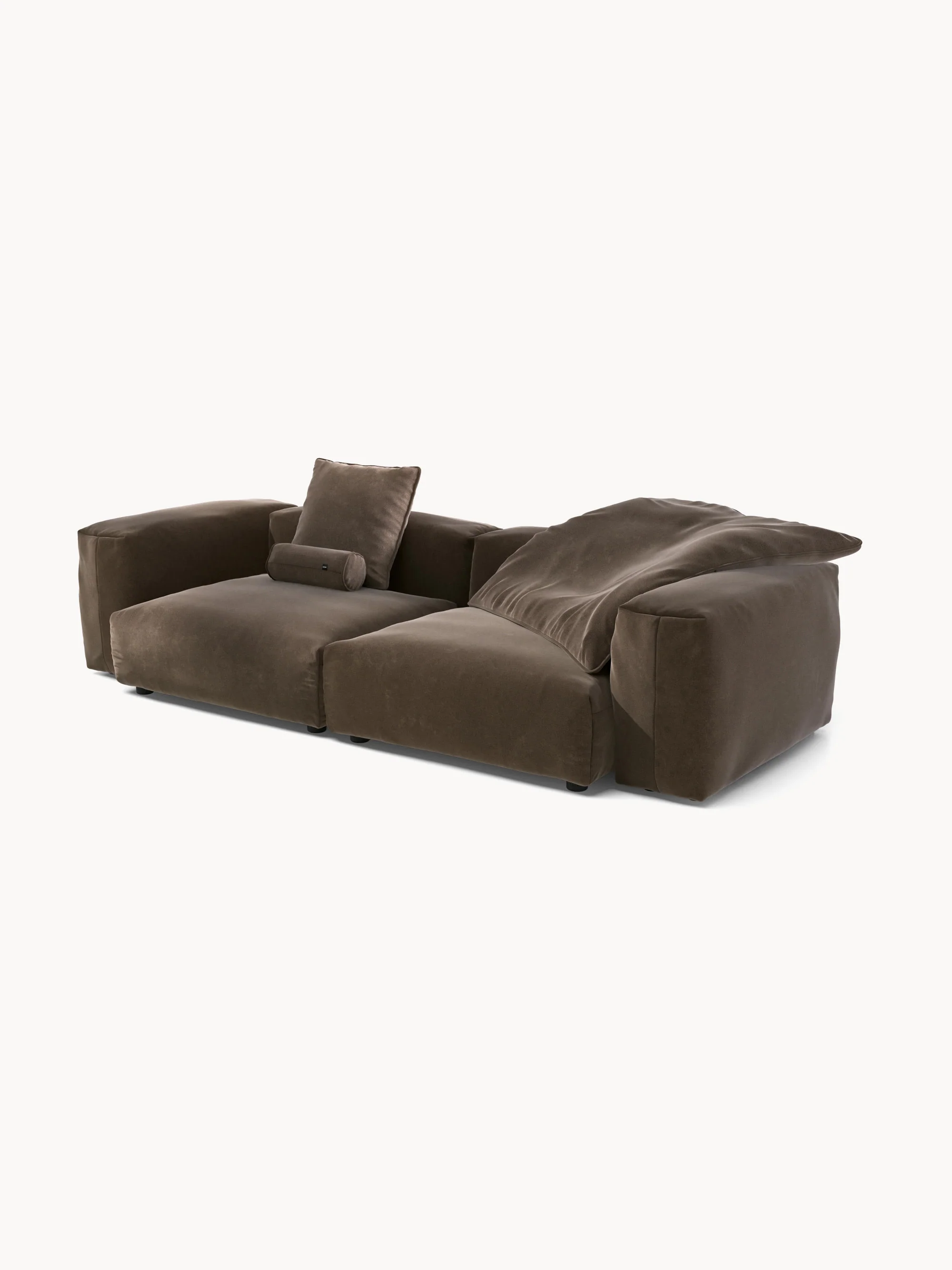Modulaire bank Vetsak (3-zits) van fluweel