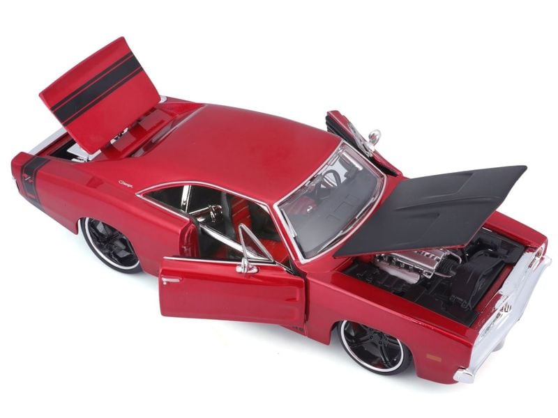 Maisto Dodge Charger R/T 1969 1:24, Rot Sammlermodell im Massstab 1:24