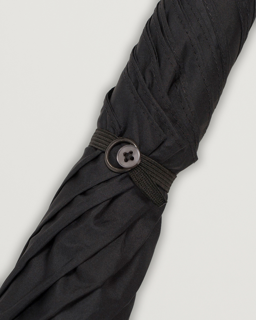 Fox Umbrellas Polished Hardwood Umbrella Black