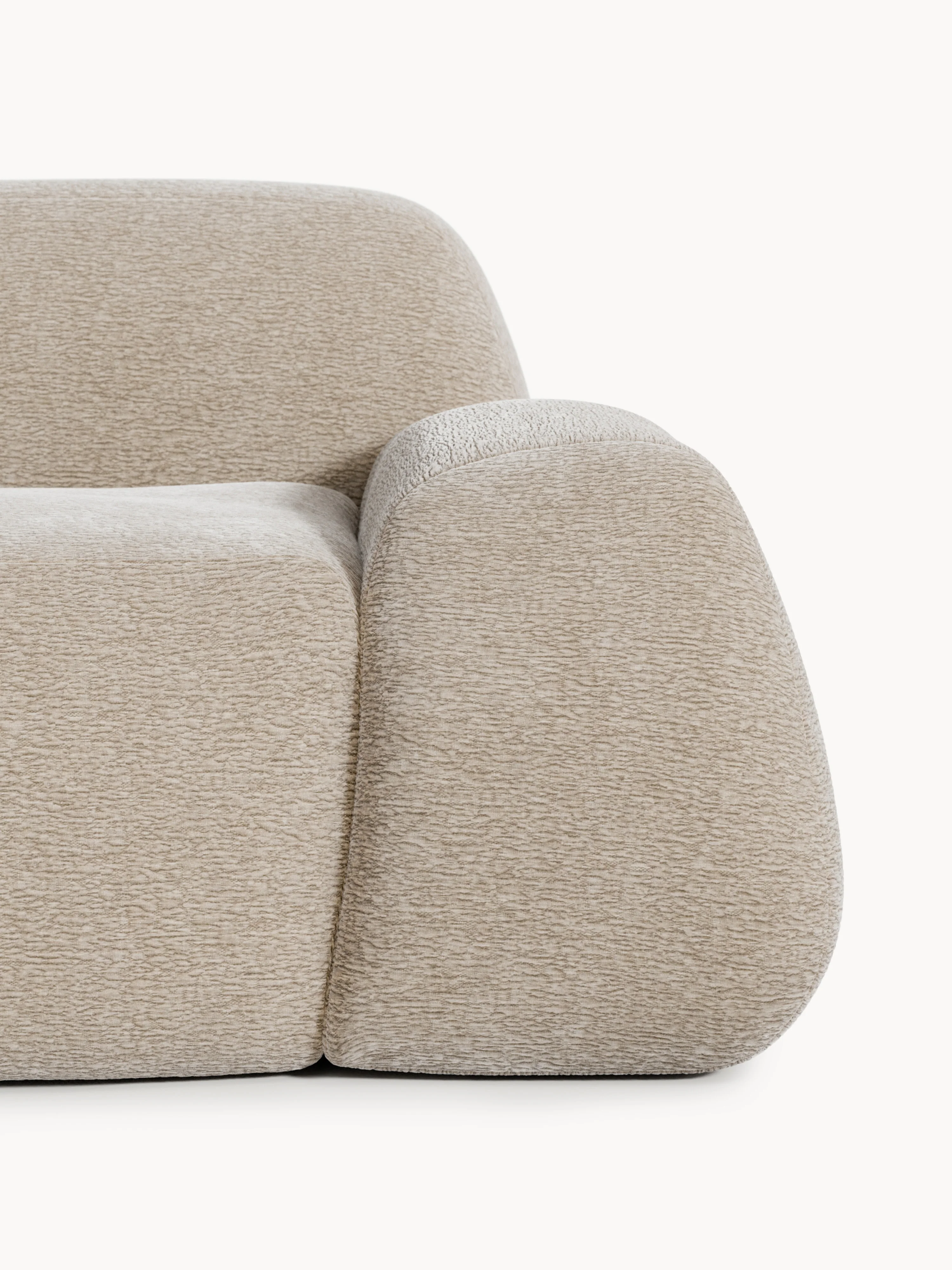 Bank Wolke (2-zits) met chaise longue