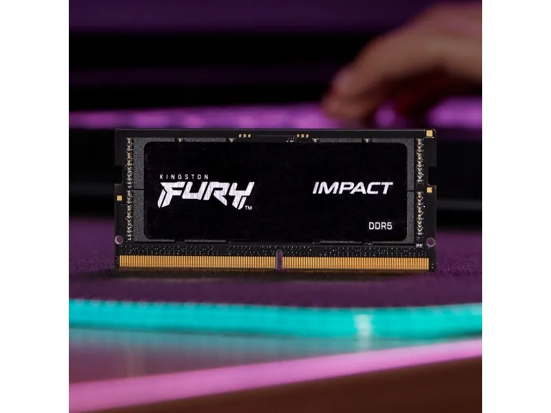 Kingston FURY Impact - DDR5 - sæt - 64 GB: 2 x 32 GB - SO DIMM 262-PIN - 4800 MHz / PC5-38400 - CL38 - 1.1 V - ikke bufferet - on-die ECC