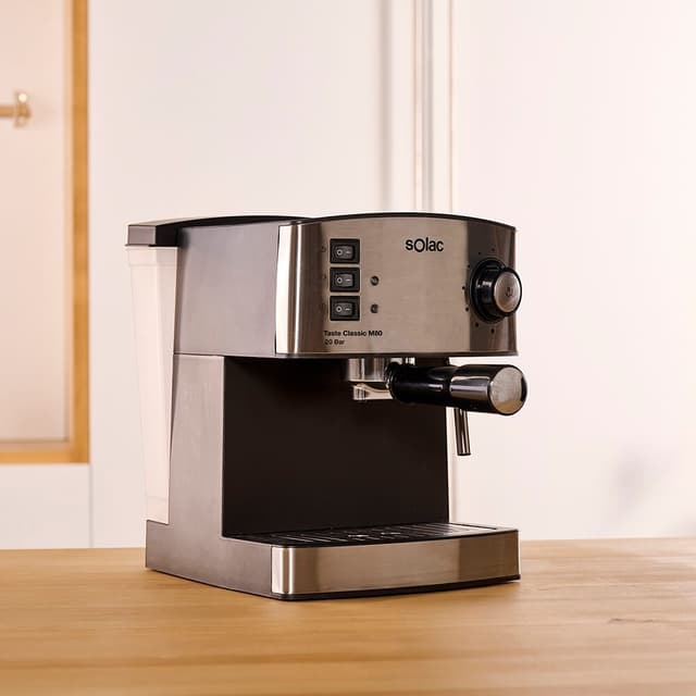 SOLAC Espressomaskine Taste Classic M80 Inox