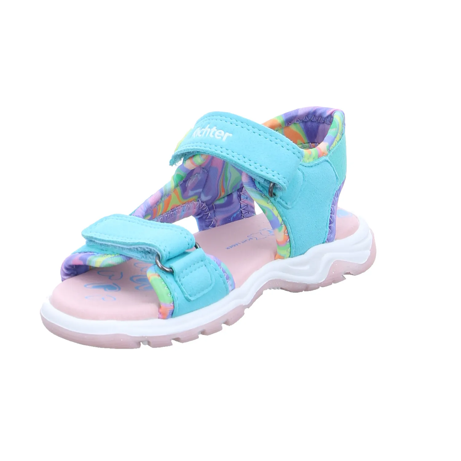 RICHTER Kleinkinder-Sandale Türkis Textil  Sommerschuh