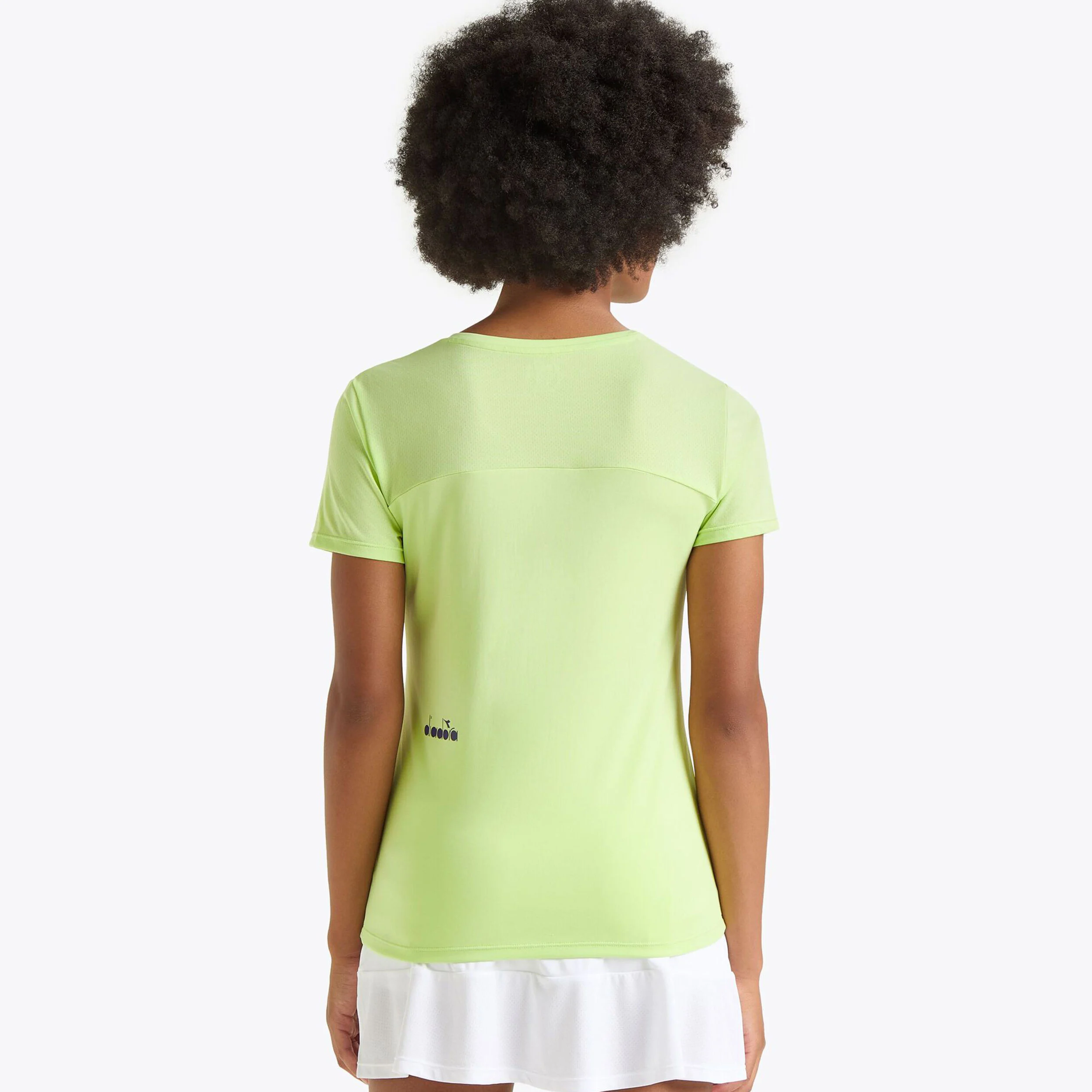 Diadora L. Short Sleeve T-shirt Femmes - Jaune Lemon
