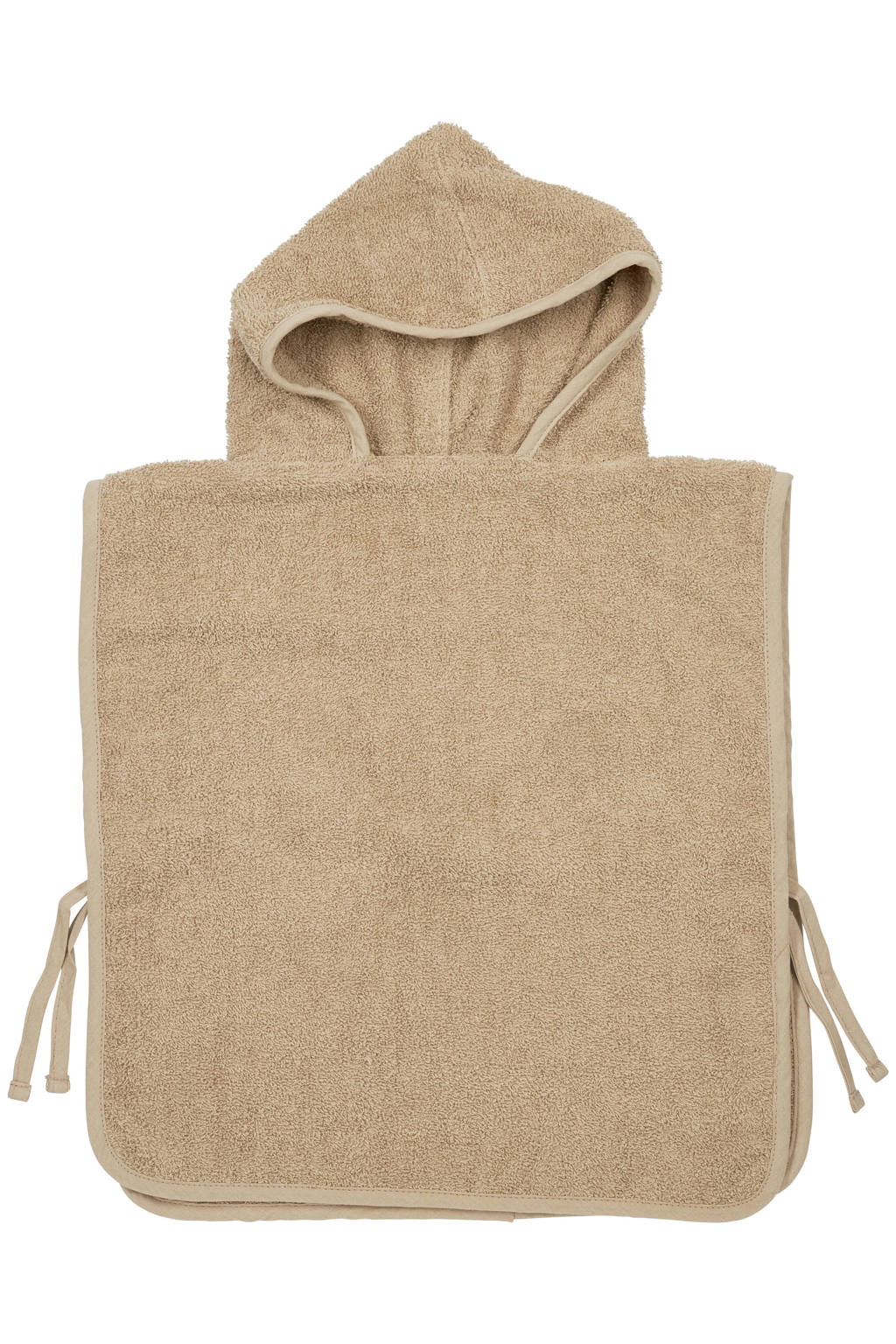 basic badstof badponcho 1-3 jaar sand