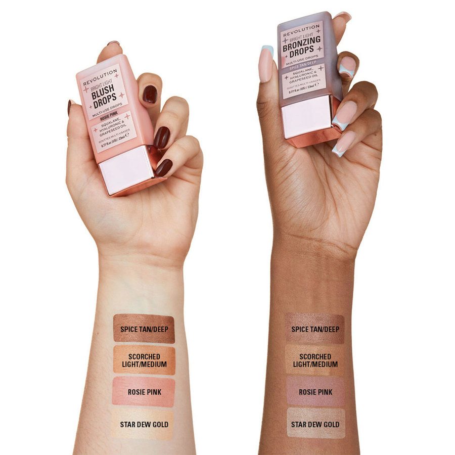 Makeup Revolution Bright Light Bronzing Drops Bronze Scorched 23ml