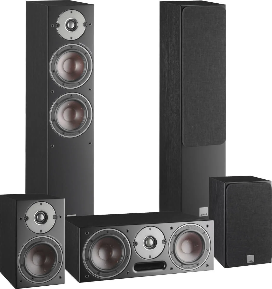 Dali Oberon 5 HCM 5.0 Noir Packs enceintes grand spectacle