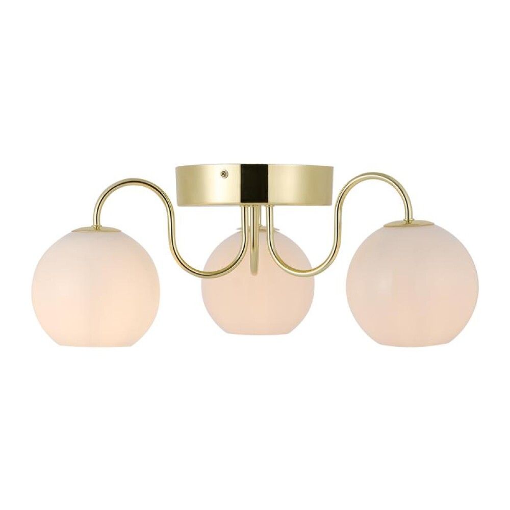 FRANCA PLAFOND MÄSSING E14 EXKL. LJUSKÄL