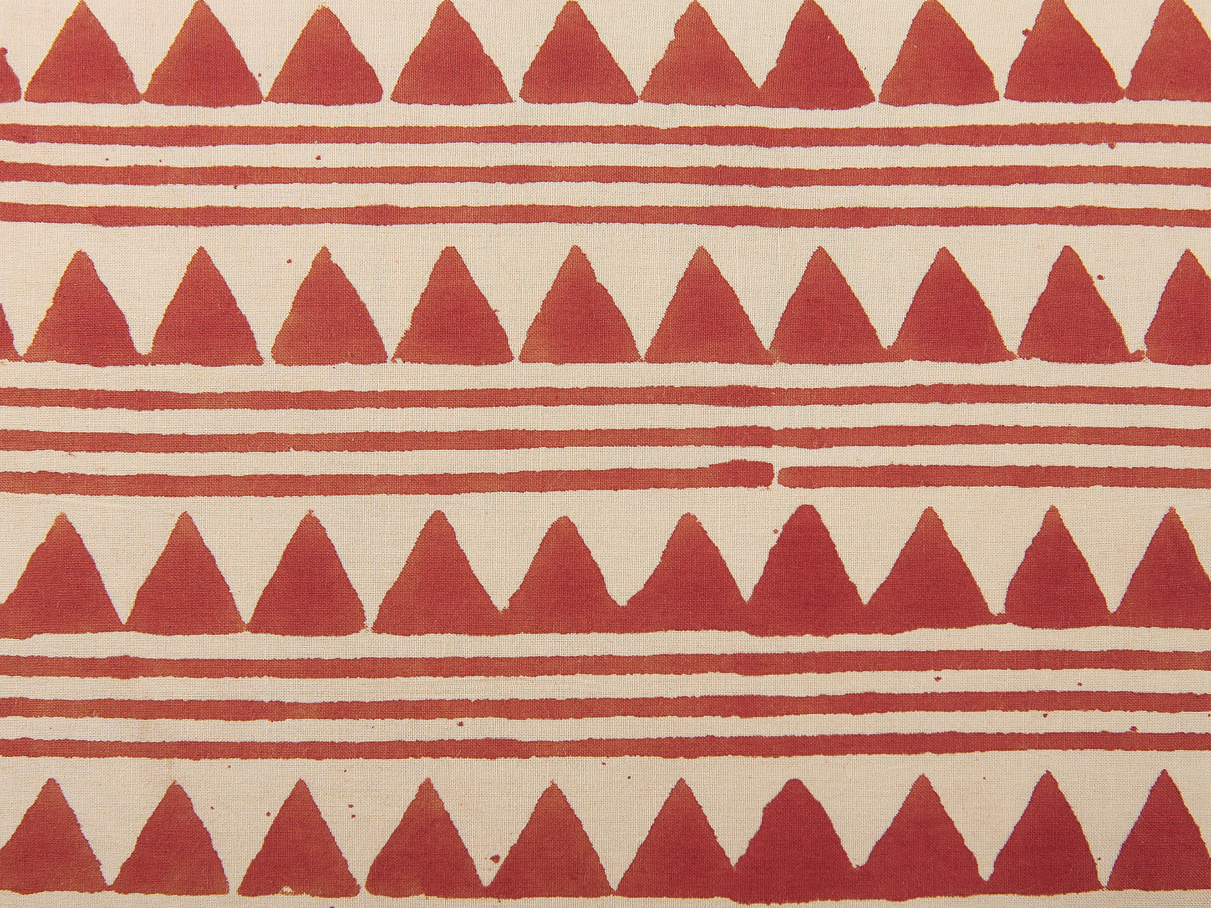 Set van 2 sierkussens DEGLUPTA Katoen 45 x 45 cm Rood chevron patroon